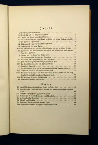 Stegemann Das Trugbild von Versailles Or. Ausgabe 1926 Weltgeschichte js