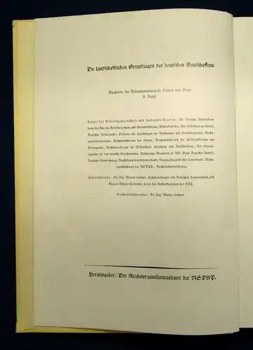 Böckler Die Stadt Ihre Pflege und Gestaltung Landschaftliche Grundlagen 1939 js