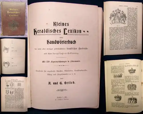 StOrtleb Kleines Heraldisches Handwörterbuch o.J. kurzgefaßte Erklärungen js