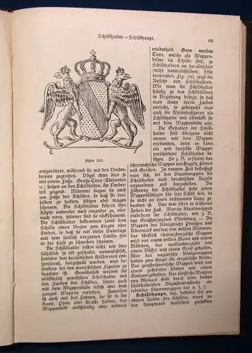 StOrtleb Kleines Heraldisches Handwörterbuch o.J. kurzgefaßte Erklärungen js