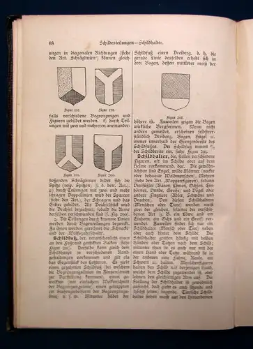 StOrtleb Kleines Heraldisches Handwörterbuch o.J. kurzgefaßte Erklärungen js