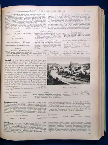 Reichs-Bäder Adressbuch o.J. nach amtl. Quellen Heilbäder,Seebäder,Verkehr js