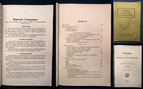 Noack Leitfaden für Lehrlinge des Zimmerhandwerks 1914 Altes Handwerk  js