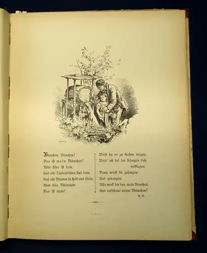 Pletsch Oskar Der alte Bekannte Originalzeichnungen um 1895 alte liebe Reime js