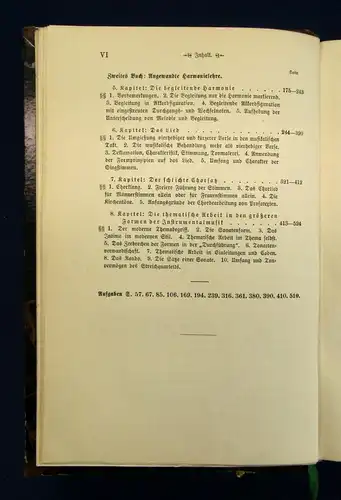 Riemann Große Kompositionslehre 2 Bde.(v.3) Homophon, Polyphon 1902  js