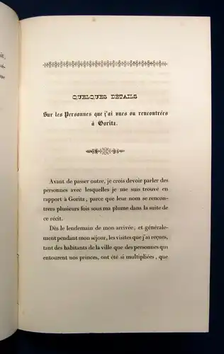 La Rochefoucauld Pélerinage a Goritz 1839 Ortskunde Landeskunde Österreich js