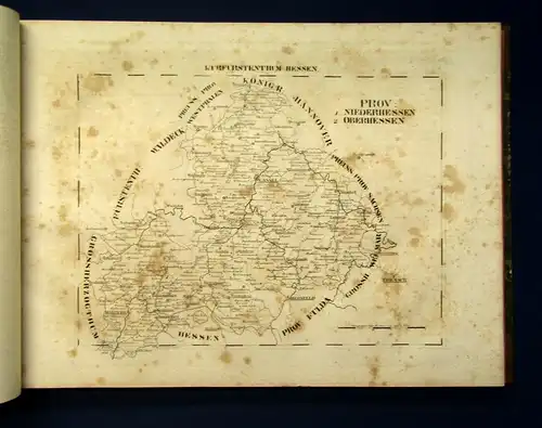 Schlieben Atlas von Europa 1828 Ortskunde Geographie Hannover,Hessen,Main js