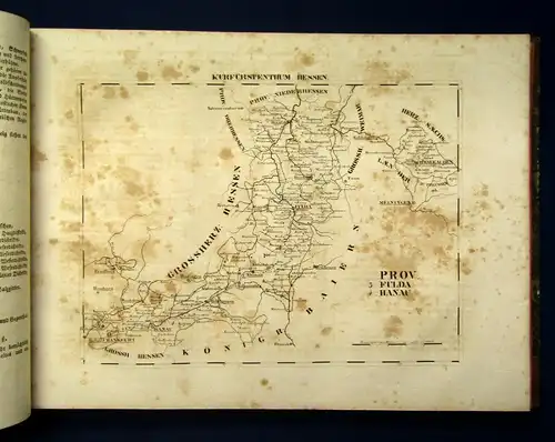 Schlieben Atlas von Europa 1828 Ortskunde Geographie Hannover,Hessen,Main js