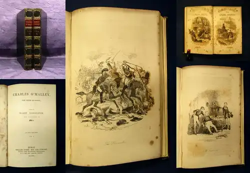 Lorrequer Charles O`Malley, The Irisch Dragoon 1841 Weltliteratur Klassiker mb