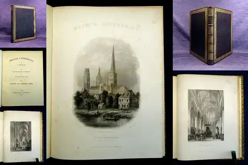 Winkles, B. / Garland, R French Cathedrals 1837 EA Geographie Ortskunde mb