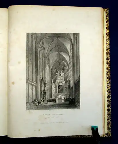 Winkles, B. / Garland, R French Cathedrals 1837 EA Geographie Ortskunde mb