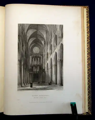 Winkles, B. / Garland, R French Cathedrals 1837 EA Geographie Ortskunde mb