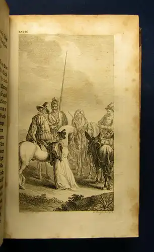 Cervantes Don Quixote 1780-1781 6 Bände illustriert von Chodowiecki top rara mb