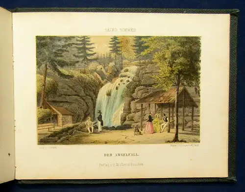 Williard Album der Sächsischen Schweiz o.J. (um 1850) sehr selten Ortskunde mb