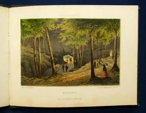 Williard Album der Sächsischen Schweiz o.J. (um 1850) sehr selten Ortskunde mb