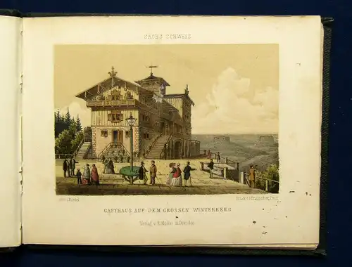 Williard Album der Sächsischen Schweiz o.J. (um 1850) sehr selten Ortskunde mb
