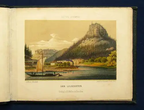 Williard Album der Sächsischen Schweiz o.J. (um 1850) sehr selten Ortskunde mb