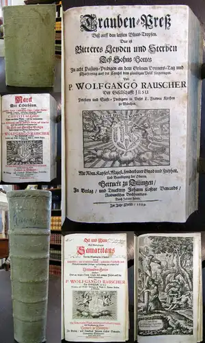 Rauscher Oel und Wein deß Mitleidigen Samaritans 1689 Sünder Erlösung Gebete mb