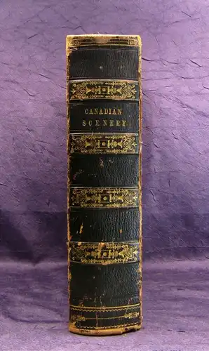 Willis Canadian Scenery Illustrated by W. H. Bartlett 1840 2 Bde. in 1 EA js