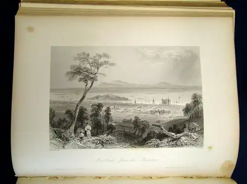 Willis Canadian Scenery Illustrated by W. H. Bartlett 1840 2 Bde. in 1 EA js