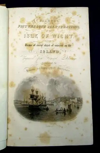 Barbers Picturesque Illustrations of the Isle of Wight um 1834 Views Island js