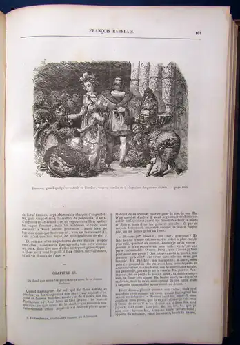 Oeuvres de Francois Rabelais contenant la vie de Gargantua 1854 Klassiker js