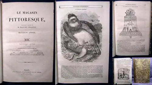 charton Le Magasin Pittoresque 1840 Der malerische Laden Geschichten Lyrik js