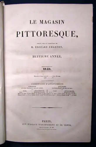 charton Le Magasin Pittoresque 1840 Der malerische Laden Geschichten Lyrik js