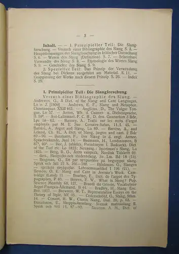 Fehse Raabe u. Dickens+ Das Prinzip d. Verwendung d. Slang bei Dickens 1923 js