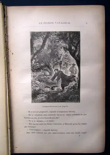 Jules Verne Mathias Sandorf 1885 111 Abb. von Benett und 1 Karte Literatur js