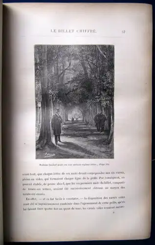 Jules Verne Mathias Sandorf 1885 111 Abb. von Benett und 1 Karte Literatur js