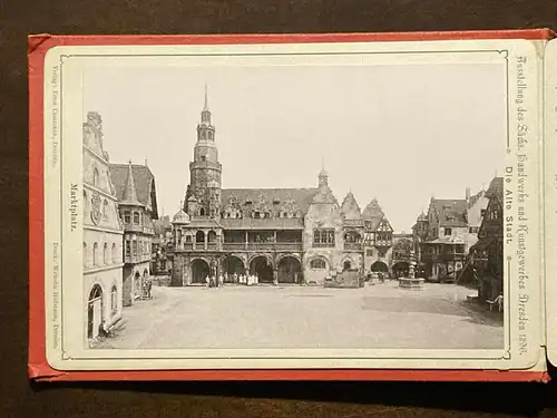 Die alte Stadt - Ausstellung des Sächs. Handwerks u Kunstgewerbes Dresden 1896 m