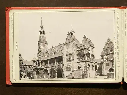 Die alte Stadt - Ausstellung des Sächs. Handwerks u Kunstgewerbes Dresden 1896 m