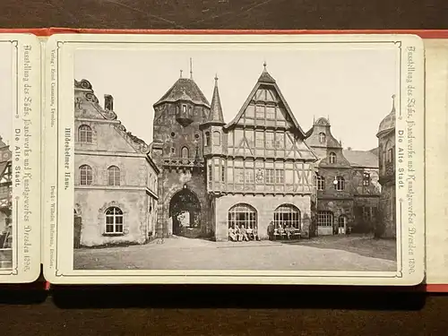 Die alte Stadt - Ausstellung des Sächs. Handwerks u Kunstgewerbes Dresden 1896 m