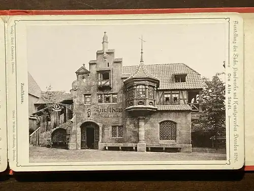 Die alte Stadt - Ausstellung des Sächs. Handwerks u Kunstgewerbes Dresden 1896 m