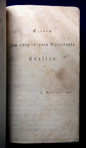 Antommarchi Memoiren des Dr. F. Antommarchi 2Bde 1. deutsche Ausgabe 1825 mb