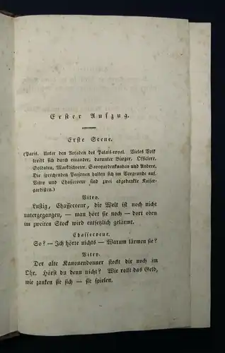 Grabbe Napoleon oder die hundert Tage. Ein Drama in fünf Aufzügen. 1831 js