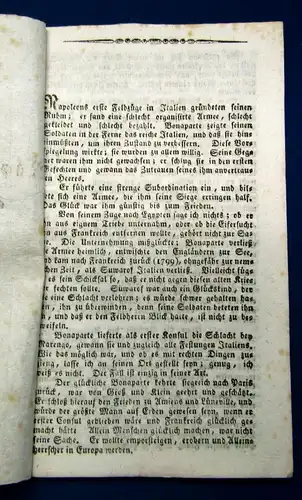 Anonym, Napoleons Ruhm als Feldherr o.J. um 1812 Geschichte Militaria js
