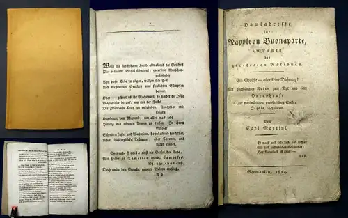 Standhaftes Kriegs-, Dienst- u. Exercier-Reglement Reichsstadt Riblingen 1816 js