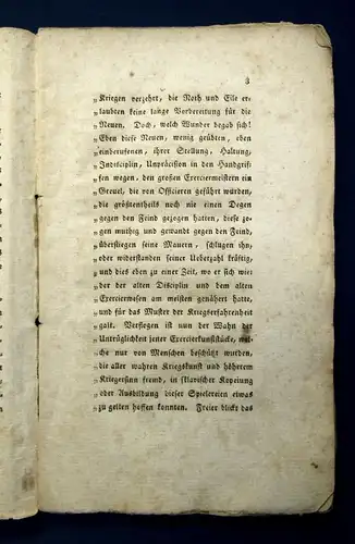 Standhaftes Kriegs-, Dienst- u. Exercier-Reglement Reichsstadt Riblingen 1816 js