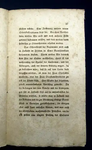 Standhaftes Kriegs-, Dienst- u. Exercier-Reglement Reichsstadt Riblingen 1816 js