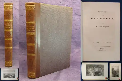 Schwab Wanderungen durch Schwaben. Sektion II.1837 Wissen Geographie js