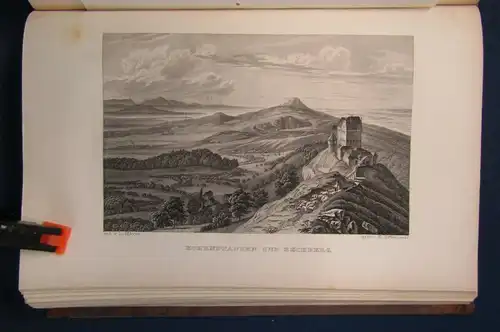 Schwab Wanderungen durch Schwaben. Sektion II.1837 Wissen Geographie js