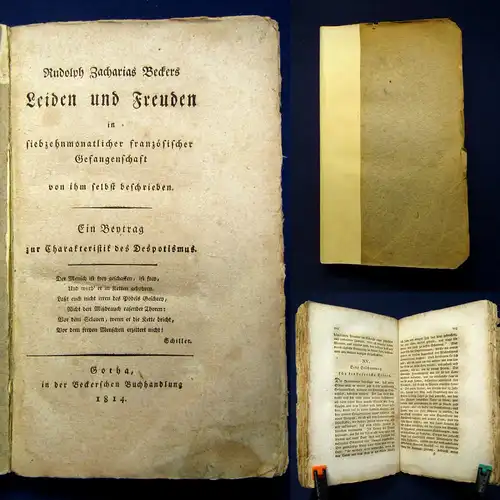 Becker Leiden u Freuden i siebzehnmonatlicher französischer Gefangenschaft 1814