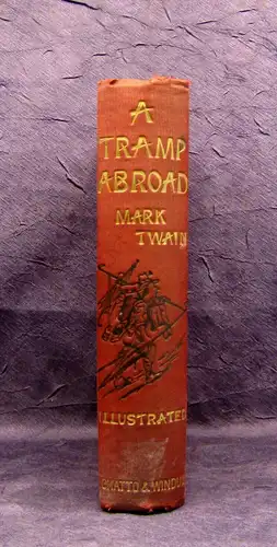 Clemens A Tramp Abroad Mark Twain 1882 illustr. v Brown, Williams u.a. Klassiker