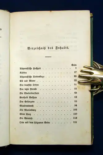 Heinel Kränze um Urnen preußischer Vorzeit Balladen 1828 seltene EA Geschichte m