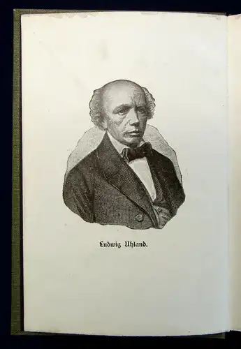 Steiner Ludwig Uhlands Werke o.J. ( um 1900 ) 1. Band Belletristik Klassiker mb