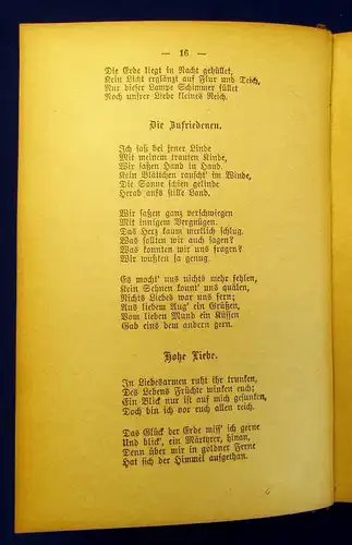 Steiner Ludwig Uhlands Werke o.J. ( um 1900 ) 1. Band Belletristik Klassiker mb