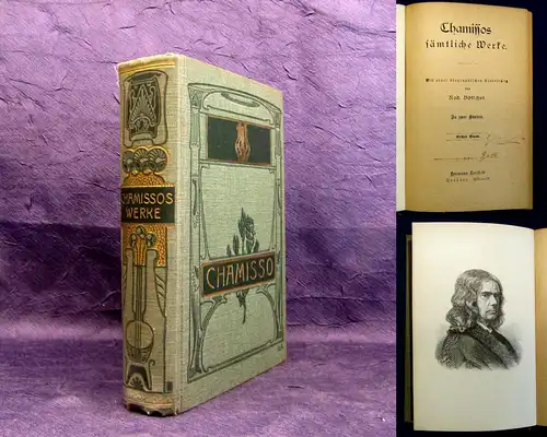 Böttcher Chamissos Werke o.J. ( um 1900 ) in 2 Bänden  Belletristik Klassiker mb