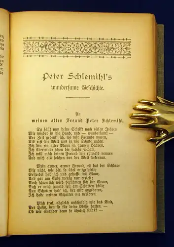 Böttcher Chamissos Werke o.J. ( um 1900 ) in 2 Bänden  Belletristik Klassiker mb